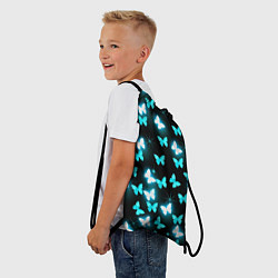 Рюкзак-мешок Бабочки, цвет: 3D-принт — фото 2