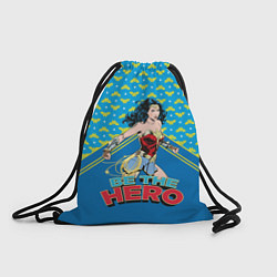 Рюкзак-мешок Be the hero, цвет: 3D-принт