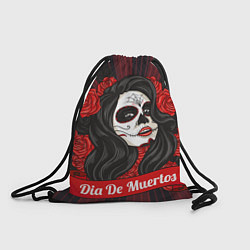 Рюкзак-мешок Dia de Muertos, цвет: 3D-принт