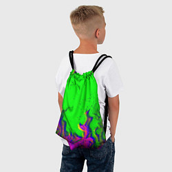 Рюкзак-мешок ОГОНЬ ГЛИТЧ, цвет: 3D-принт — фото 2