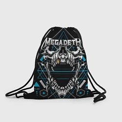 Рюкзак-мешок Megadeth, цвет: 3D-принт