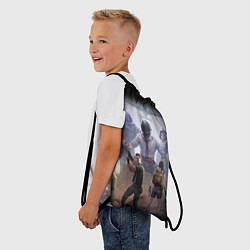 Рюкзак-мешок PUBG на спине, цвет: 3D-принт — фото 2
