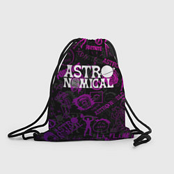 Рюкзак-мешок TRAVIS SCOTT, цвет: 3D-принт
