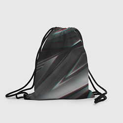 Рюкзак-мешок GEOMETRY STRIPES GLITCH, цвет: 3D-принт
