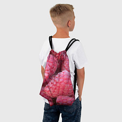 Рюкзак-мешок Очень много малины, цвет: 3D-принт — фото 2