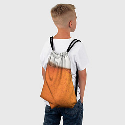 Рюкзак-мешок ПИВО!, цвет: 3D-принт — фото 2