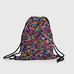 Рюкзак-мешок Мистические цветы, цвет: 3D-принт