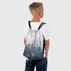 Рюкзак-мешок Сибирский лес, цвет: 3D-принт — фото 2