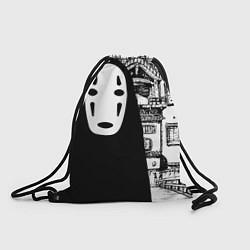 Рюкзак-мешок No-Face Spirited Away Ghibli, цвет: 3D-принт
