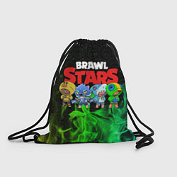 Рюкзак-мешок Brawl Stars Leon Quattro, цвет: 3D-принт