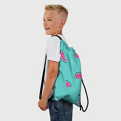 Рюкзак-мешок Арбузики, цвет: 3D-принт — фото 2