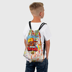 Рюкзак-мешок BRAWL STARS:LEON, цвет: 3D-принт — фото 2