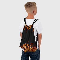 Рюкзак-мешок FIRE ОГОНЬ, цвет: 3D-принт — фото 2