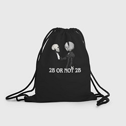 Рюкзак-мешок 2B, цвет: 3D-принт