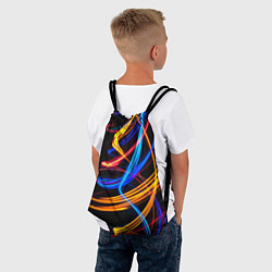 Рюкзак-мешок НЕОНОВЫЙ ДЫМ, цвет: 3D-принт — фото 2