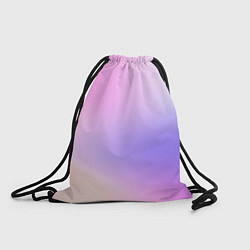 Рюкзак-мешок Светлый градиент розовый мода, цвет: 3D-принт