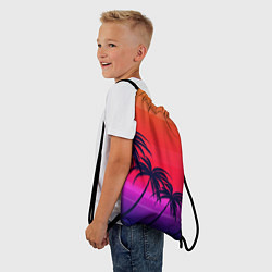 Рюкзак-мешок Очеровательный закат, цвет: 3D-принт — фото 2