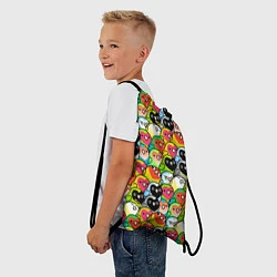 Рюкзак-мешок Папуги, цвет: 3D-принт — фото 2