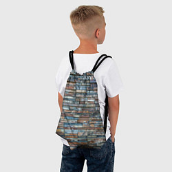 Рюкзак-мешок СТЕНА КИРПИЧ, цвет: 3D-принт — фото 2