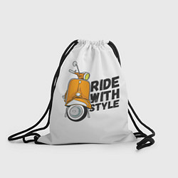 Рюкзак-мешок RIDE WITH STYLE Z, цвет: 3D-принт