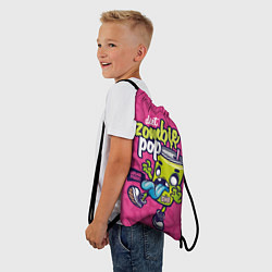 Рюкзак-мешок Зомби диета граффити, цвет: 3D-принт — фото 2