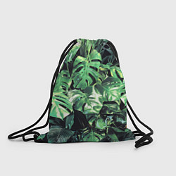 Рюкзак-мешок ЛИСТЬЯ, цвет: 3D-принт