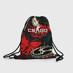Рюкзак-мешок CS GO, цвет: 3D-принт