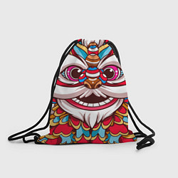Рюкзак-мешок Морда Азиатского Льва, цвет: 3D-принт