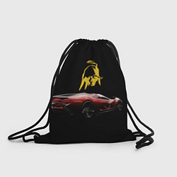 Рюкзак-мешок Lamborghini - motorsport, цвет: 3D-принт