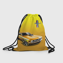 Рюкзак-мешок Ford mustang - motorsport, цвет: 3D-принт