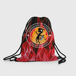 Рюкзак-мешок FIRE, цвет: 3D-принт