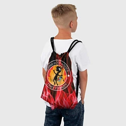 Рюкзак-мешок FIRE, цвет: 3D-принт — фото 2