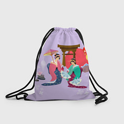 Рюкзак-мешок Geishas, цвет: 3D-принт