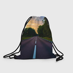 Рюкзак-мешок Дорога, цвет: 3D-принт