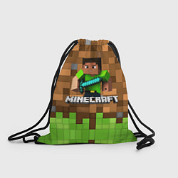 Рюкзак-мешок Minecraft logo heroes, цвет: 3D-принт