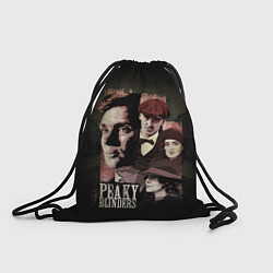 Рюкзак-мешок Острые козырьки, цвет: 3D-принт