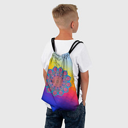 Рюкзак-мешок Мандала спокойствия, цвет: 3D-принт — фото 2