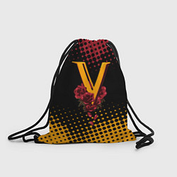 Рюкзак-мешок CYBERPUNK 2077 VALENTINO, цвет: 3D-принт