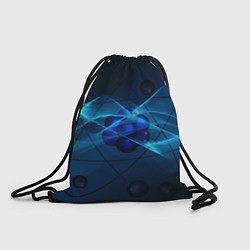 Рюкзак-мешок Атом, цвет: 3D-принт