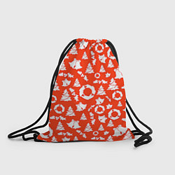 Рюкзак-мешок Рождественские детали, цвет: 3D-принт