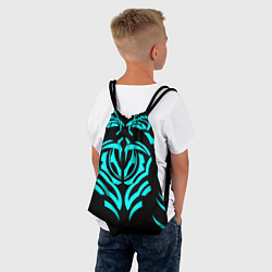 Рюкзак-мешок Узор, фэнтези, музыка, тату, цвет: 3D-принт — фото 2