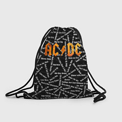 Рюкзак-мешок ACDC SONGS Z, цвет: 3D-принт