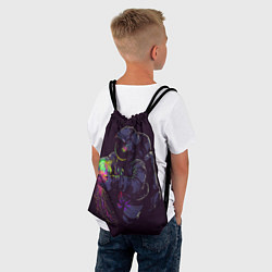 Рюкзак-мешок Медуза и космонавт, цвет: 3D-принт — фото 2