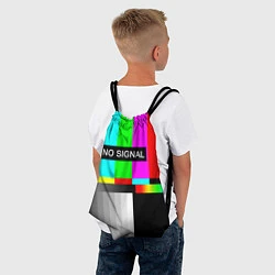 Рюкзак-мешок NO SIGNAL, цвет: 3D-принт — фото 2