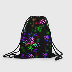 Рюкзак-мешок Новый год, цвет: 3D-принт