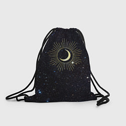 Рюкзак-мешок Солнце и Луна, цвет: 3D-принт