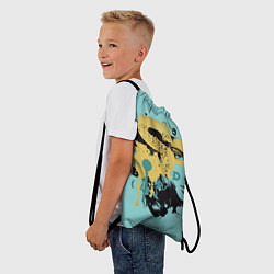 Рюкзак-мешок Поп арт с ликом девушки, цвет: 3D-принт — фото 2