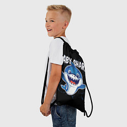 Рюкзак-мешок Baby Shark, цвет: 3D-принт — фото 2