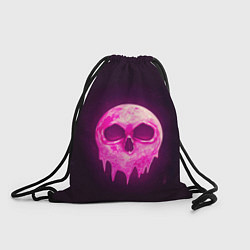 Рюкзак-мешок Розовая Луна, цвет: 3D-принт