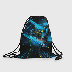 Рюкзак-мешок NEON SAMURAI, цвет: 3D-принт
